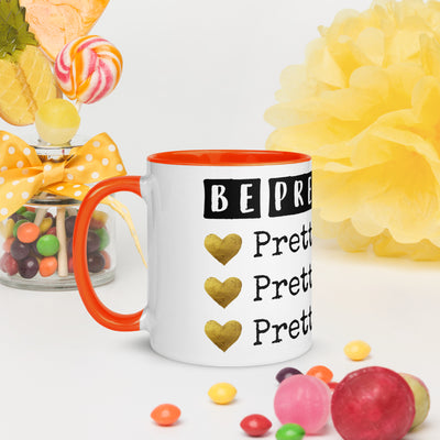 Be Pretty Mug with Color Inside