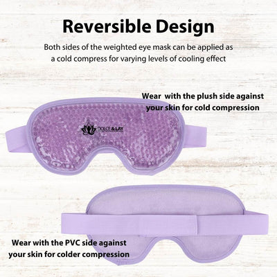 Plush Weighted Hot/Cold Eye Mask